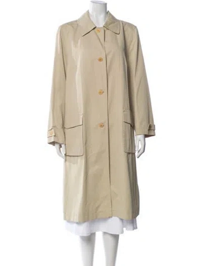 Pre-owned Louis Fèraud Trench Coat In Neutrals