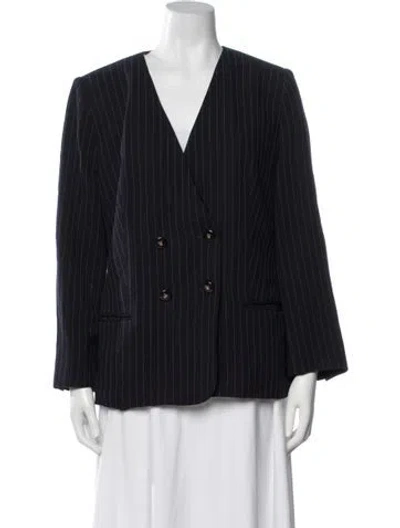 Pre-owned Louis Fèraud Vintage 1980's Blazer In Blue