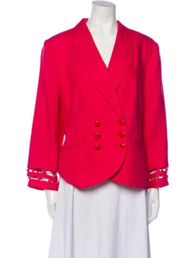 Pre-owned Louis Fèraud Vintage 1980's Blazer In Pink