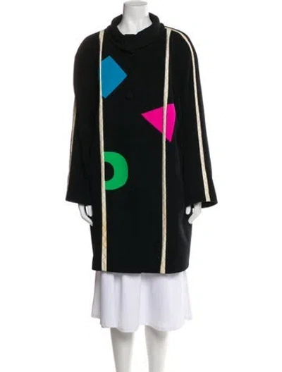 Pre-owned Louis Fèraud Vintage 1980's Coat In Black