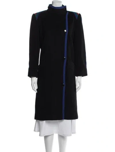 Pre-owned Louis Fèraud Vintage 1980's Coat In Black