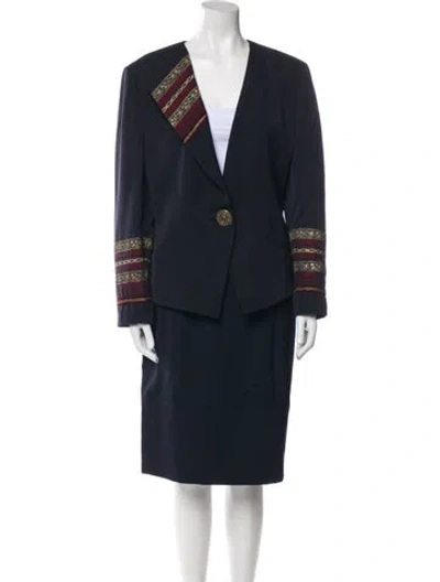 Pre-owned Louis Fèraud Vintage 1980's Skirt Set