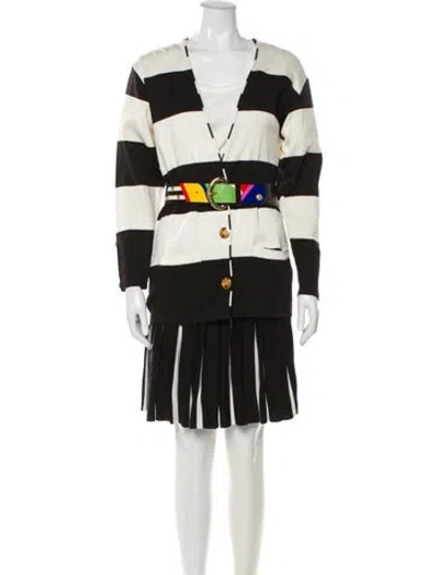 Pre-owned Louis Fèraud Vintage 1980's Skirt Set In Multi