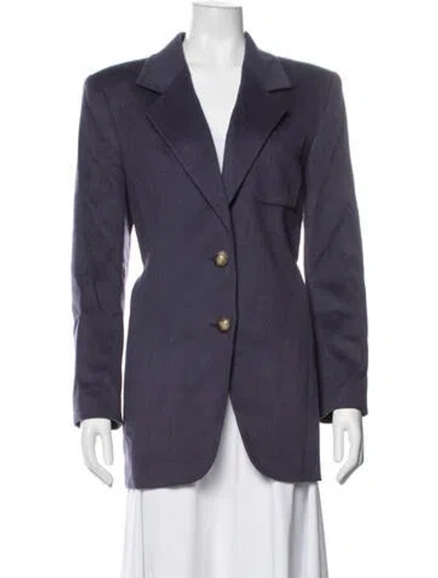 Pre-owned Louis Fèraud Vintage 1990's Coat In Purple