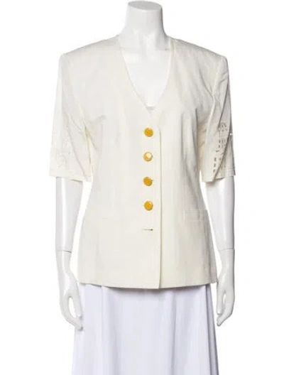 Pre-owned Louis Fèraud Vintage 1990's Jacket In Neutral