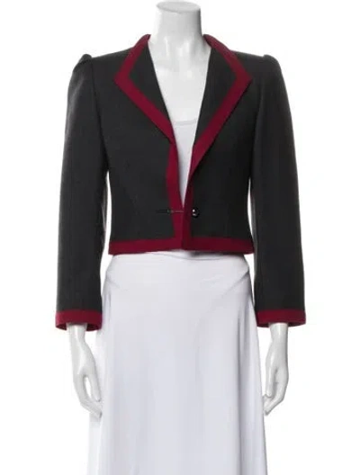 Pre-owned Louis Fèraud Vintage 1990's Pantsuit In Gray