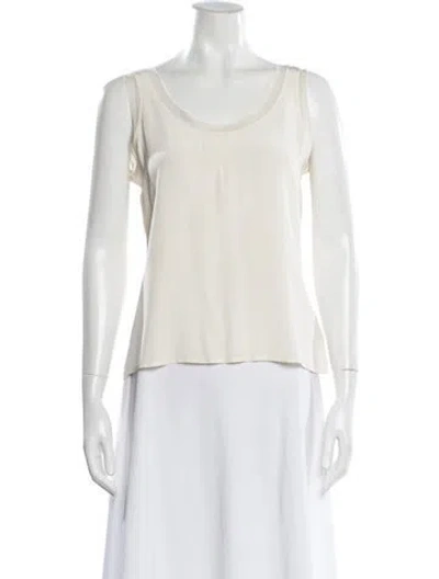Pre-owned Louis Fèraud Vintage 2000's Top In Neutral