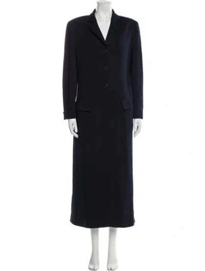 Pre-owned Louis Fèraud Vintage Coat In Blue