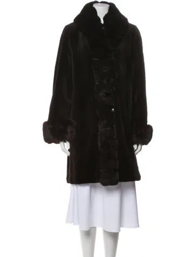 Pre-owned Louis Fèraud Vintage Fur Fur Coat In Brown