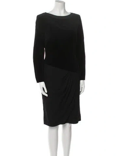 Pre-owned Louis Fèraud Vintage Knee-length Dress In Black