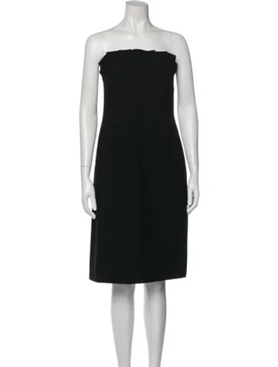Pre-owned Louis Fèraud Vintage Knee-length Dress In Black