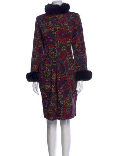 Pre-owned Louis Fèraud Vintage Knee-length Dress In Black