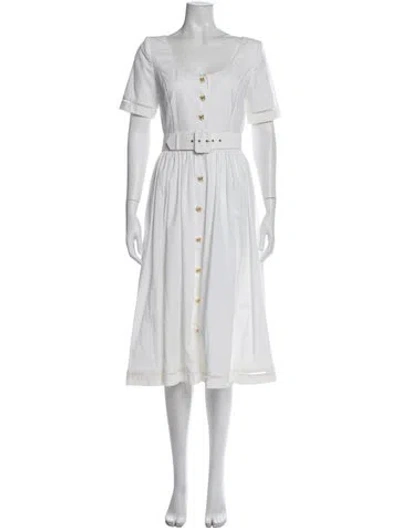 Pre-owned Louis Fèraud Vintage Knee-length Dress In Neutral