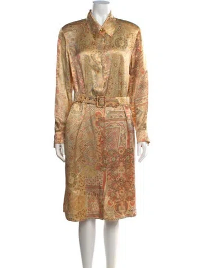 Pre-owned Louis Fèraud Vintage Knee-length Dress In Neutrals