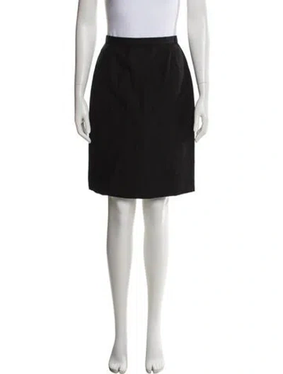 Pre-owned Louis Fèraud Vintage Knee-length Skirt In Black