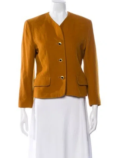 Pre-owned Louis Fèraud Vintage Late 1980's - Early 1990's Blazer In Brown