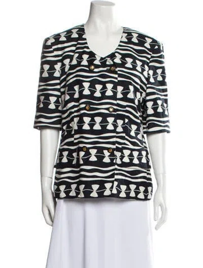 Pre-owned Louis Fèraud Vintage Late 1980's - Early 1990's Evening Jacket In Blue