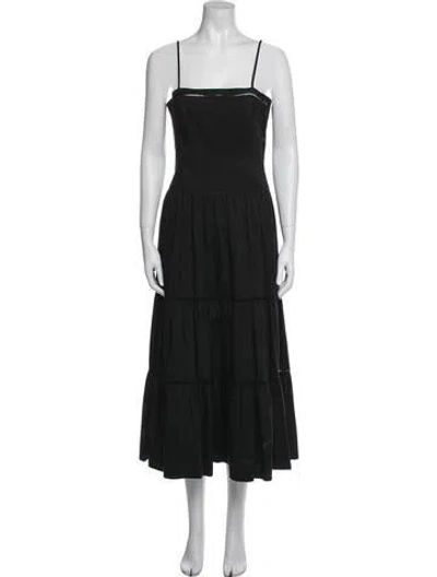 Pre-owned Louis Fèraud Vintage Long Dress In Black