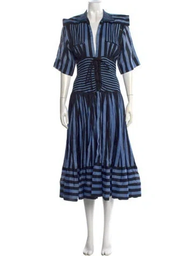 Pre-owned Louis Fèraud Vintage Long Dress In Multi