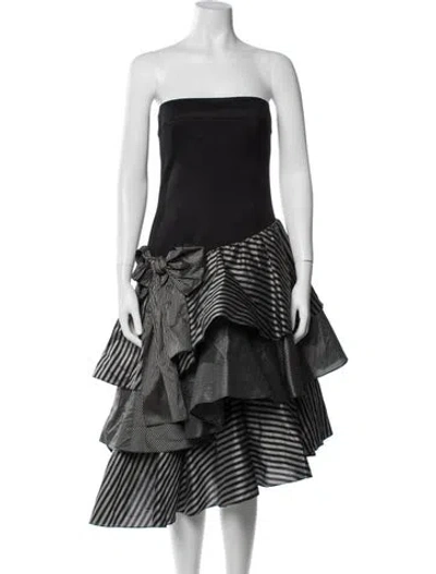Pre-owned Louis Fèraud Vintage Midi Length Dress In Multi
