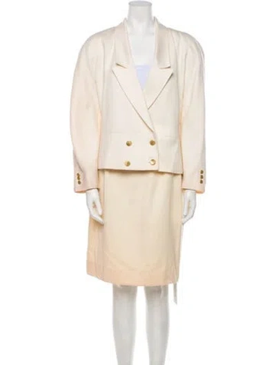 Pre-owned Louis Fèraud Vintage Mini Dress In Neutral