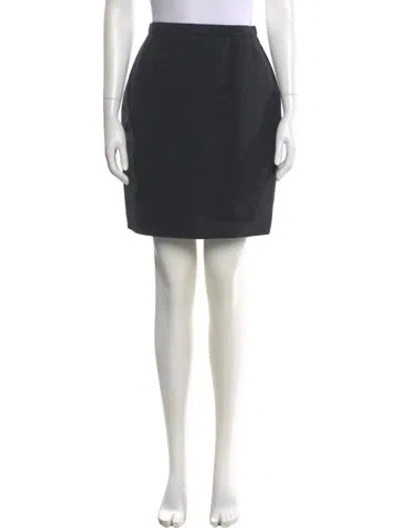 Pre-owned Louis Fèraud Vintage Mini Skirt In Black