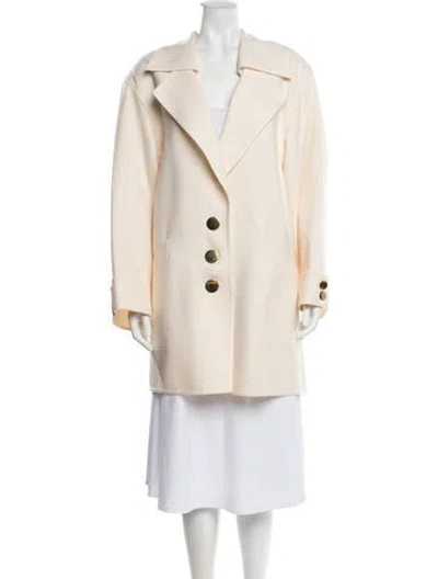 Pre-owned Louis Fèraud Vintage Wool Coat In Neutral