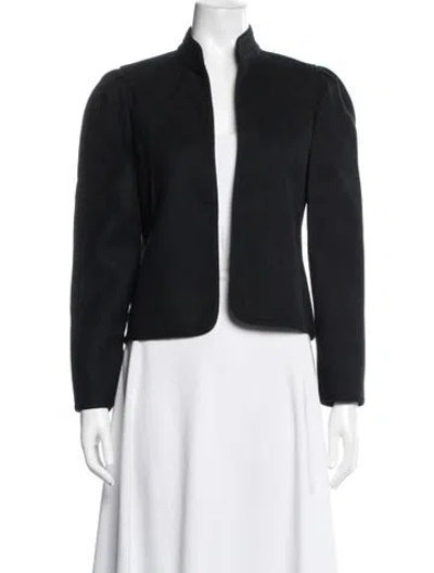 Pre-owned Louis Fèraud Virgin Wool Blazer In Black