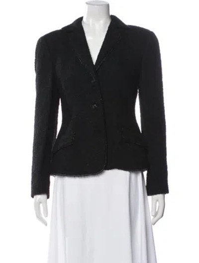 Pre-owned Louis Fèraud Virgin Wool Blazer In Blue