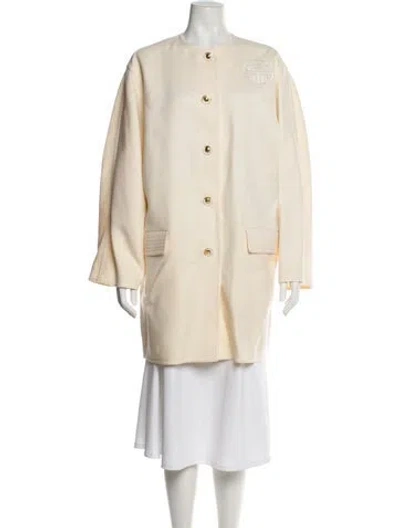 Pre-owned Louis Fèraud Virgin Wool Jacket In Neutral