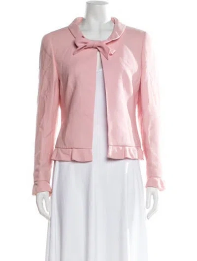 Pre-owned Louis Fèraud Virgin Wool Jacket In Pink