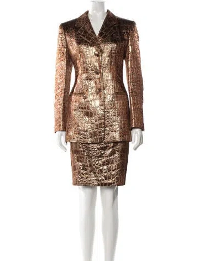 Pre-owned Louis Fèraud Wool Animal Print Set