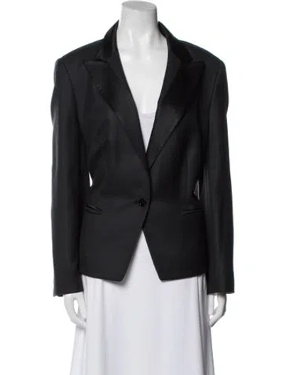 Pre-owned Louis Fèraud Wool Blazer In Black