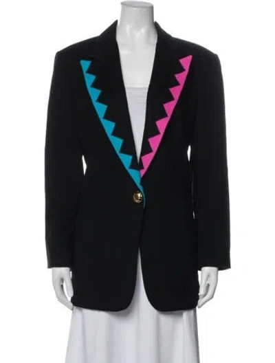Pre-owned Louis Fèraud Wool Blazer In Black