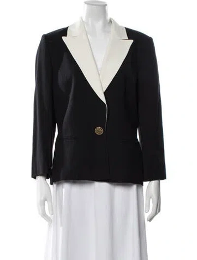Pre-owned Louis Fèraud Wool Blazer In Black