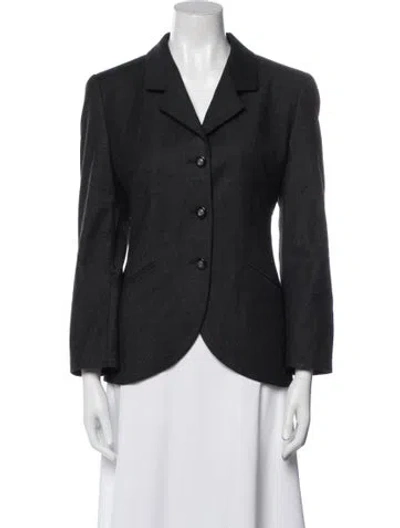Pre-owned Louis Fèraud Wool Blazer In Gray