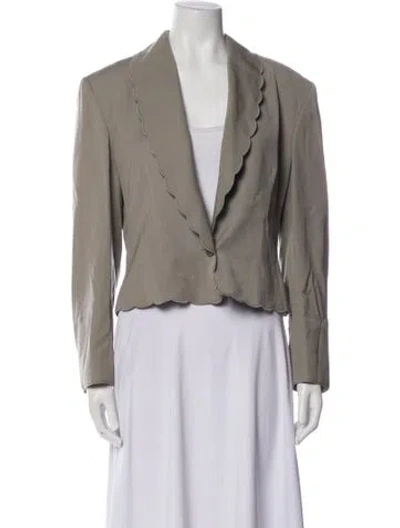 Pre-owned Louis Fèraud Wool Blazer In Gray