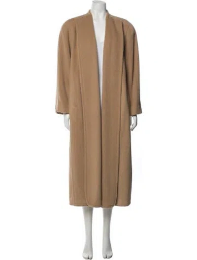 Pre-owned Louis Fèraud Wool Coat In Brown