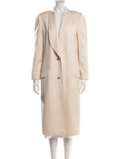 Pre-owned Louis Fèraud Wool Coat In Neutrals