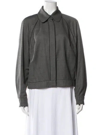 Pre-owned Louis Fèraud Wool Jacket In Gray