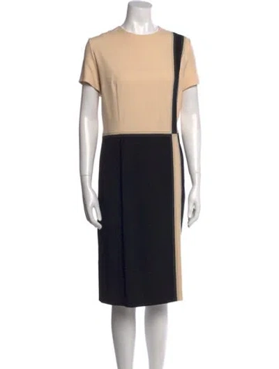 Pre-owned Louis Fèraud Wool Midi Length Dress