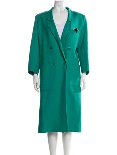 Pre-owned Louis Fèraud Wool Skirt Suit In Green