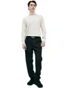 Louis Gabriel Nouchi Black Straight Trousers In Black