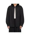 Louis Gabriel Nouchi Wool Blend Shirt In Black