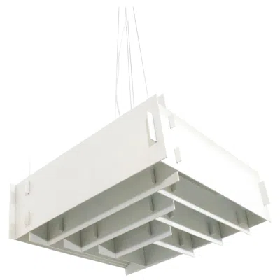Pre-owned Louis Poulsen 1 Of 8  ‘pyramid' Pendants By Jørgen Rasmussen, Denmark, 1970s In Transparent