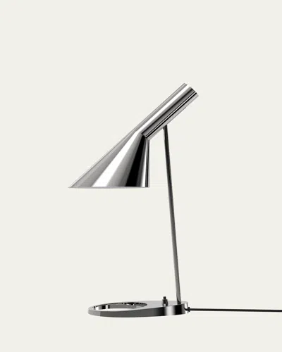 Louis Poulsen Aj 22" Adjustable Table Lamp In Metallic
