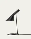 Louis Poulsen Aj 22" Adjustable Table Lamp In Black