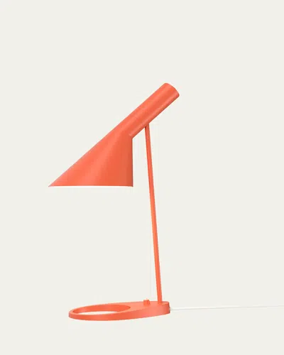 Louis Poulsen Aj 22" Adjustable Table Lamp In Red