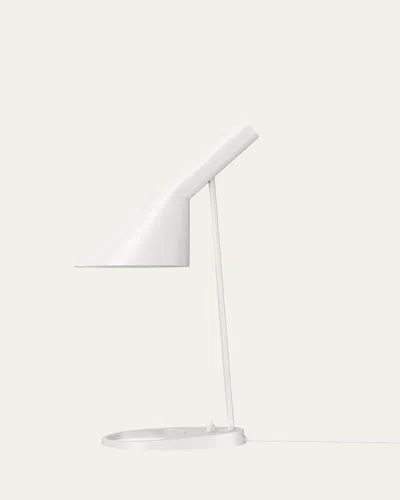 Louis Poulsen Aj 22" Adjustable Table Lamp In White