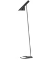 Louis Poulsen Aj Floor Lamp (130cm X 27.5cm) In Black